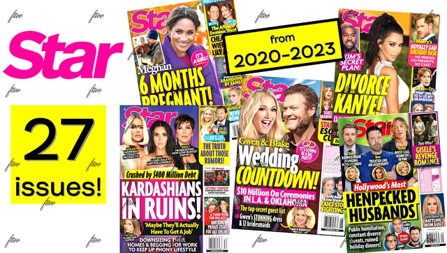 STAR MAGAZINE LOT Kate Middleton Princess Diana Brad Pitt Adele Kylie ...