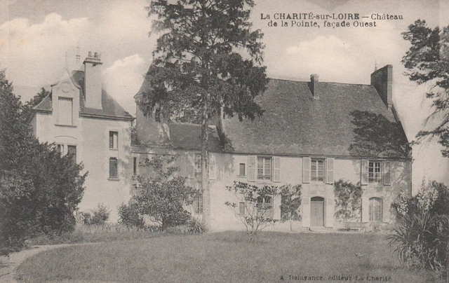 CPA 58 La CHARITE sur LOIRE Chateau de la POINTE West Facade
