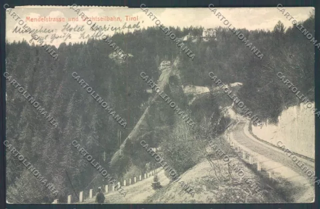 Trento Passo della Mendola Funicular Postcard ZB0936