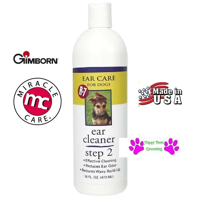 Mc Gimborn R-7 Paso 2 Pro Cuidado Del Perro Oído Limpiador Gato 473ml Reducir
