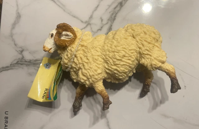 Safari Ltd RAM SHEEP Male Farm Animal Figure 1991
