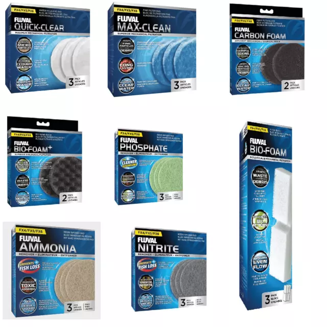 Fluval FX4 FX6 Filter Replacement Filter Pads Foam Sponge