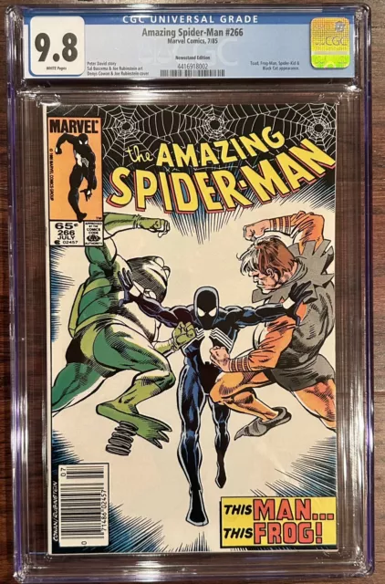 Amazing Spider-Man 266 CGC 9.8 NEWSSTAND WHITE PAGES ❄️