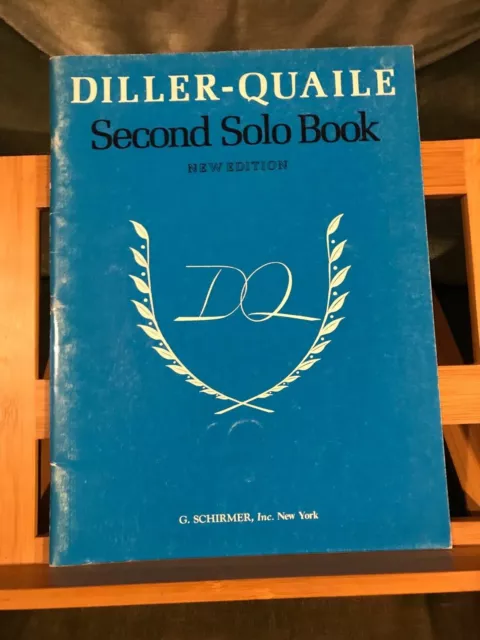 Diller-Quaile second solo book recueil partition pour piano éditions Schirmer