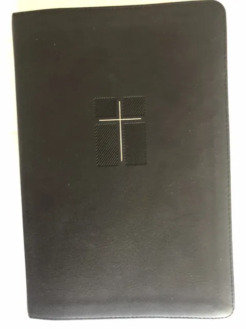 NIV Quest Study Bible, Black Leathersoft, Thumb Indexed, Only Q & A Study Bible