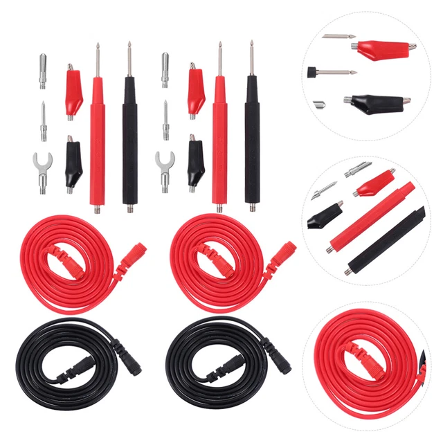 2 set cavi Sae sonda di prova elettrica multimetro tester linea di test PVC