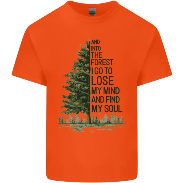 T-shirt top da uomo in cotone Into the Forest Outdoors trekking escursionismo 11