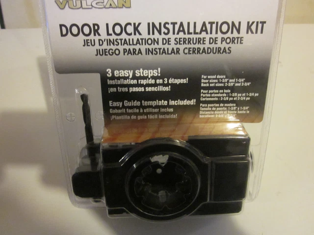 Wood Door Lock Installation Kit By Vulcan 332-5347 Sizes 1-3/8 1-3/4 2-3/8 2-3/4
