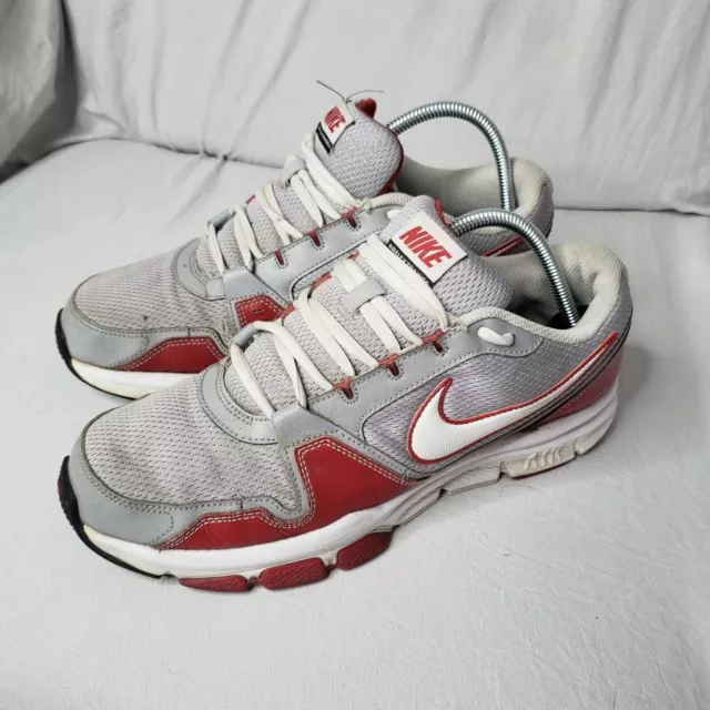 MENS NIKE AIR FLEX TRAINER Size 10 Gray White Red Shoes Sneakers 429632 006 NICE 29.99 PicClick