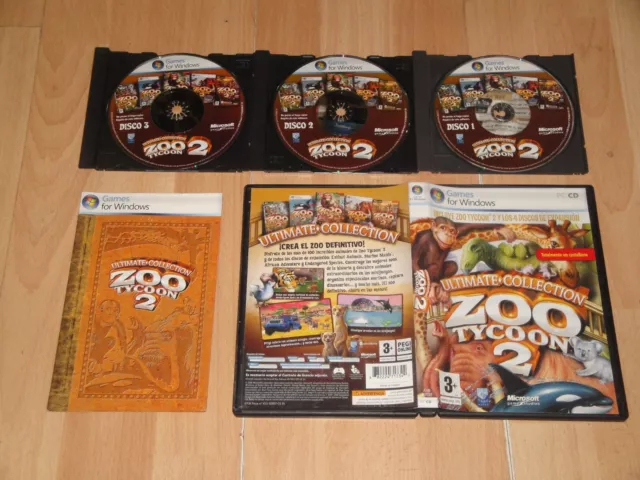 Zoo Tycoon 2 Ultimate Collection Con Sus 4 Expansiones Para Pc En Buen Estado