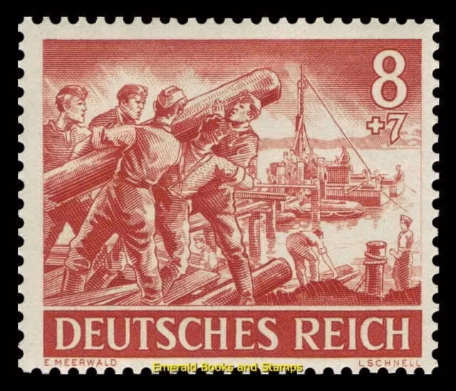 EBS Germany 1943 - Army Day - Military Engineers - Michel 835 - MNH**