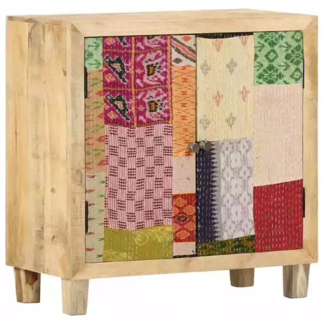 Buffet Patchwork 70 x 35 x 75 cm Bois de manguier massif vidaXL