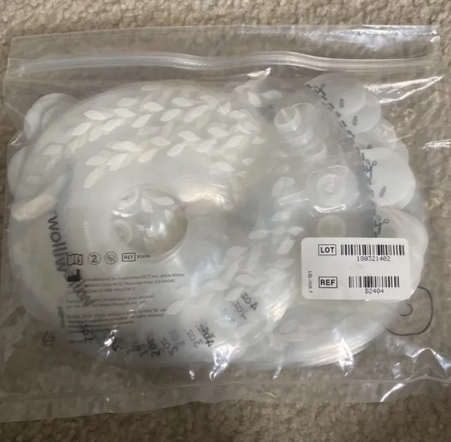 New Sealed Willow Spill Proof Breast Milk Bags 4 oz 24 Count For Wearable Pump