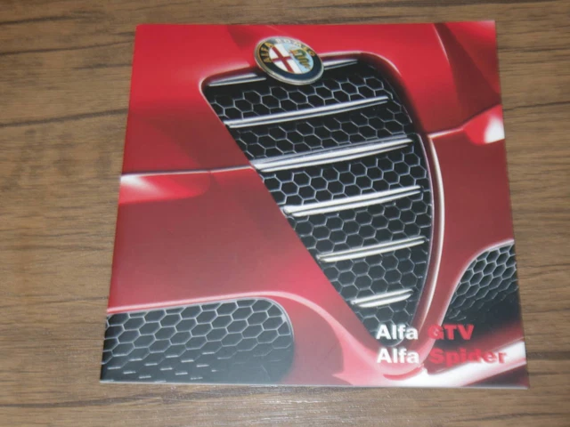 Top Quality 2004 Alpha Gtv/Spider Book Catalog Ko
