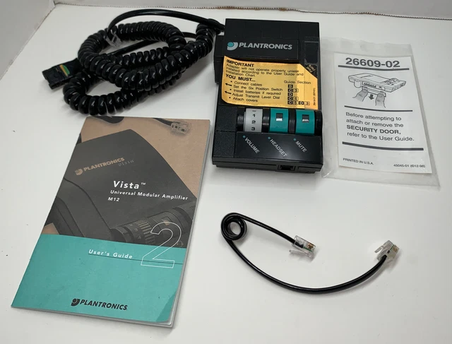Plantronics M10 Telephone Headset Amplifier Base