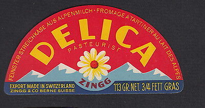 Ancienne  étiquette fromage Suisse    BN113382 Fleur Lys 