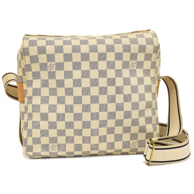 LOUIS VUITTON Damier Azur Naviglio N51189 LV Messenger & Sac bandoulière d4b6