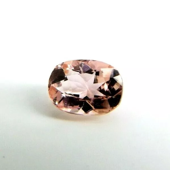 1x Topaze - Ovale Impérial Rose à Facettes 7,64x5,65x4,15mm 1,41ct. (1515)