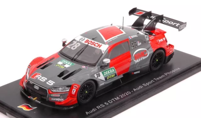 Miniature voiture auto 1 : 43 spark Model Audi Rs 5 DTM 2020 Racing Modèle Duval