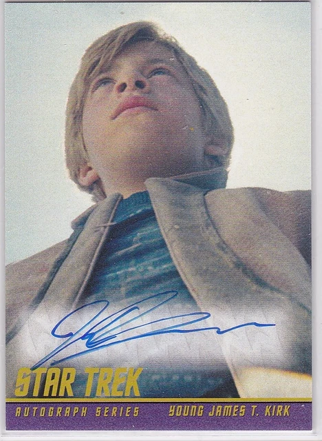 Star Trek Beyond Movie Jimmy Bennett As Young James T. Kirk Autograph Classic