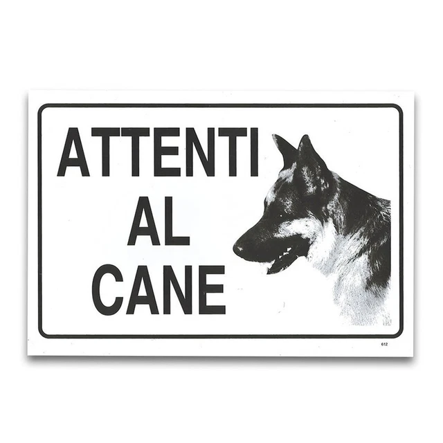 Panneau Attention Au Chien Akita Inu – Plaque Aluminium Dibond 30x20 Cm, Impression UV Résistante, Design Traditionnel Japonais Dissuasif