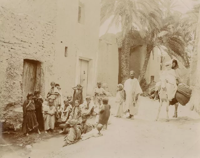 Foto Attr Alexandre Bougault Silver Print Biskra Algerien Richtung 1890