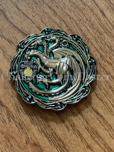 MORTAL KOMBAT MOVIE Scorpion NYPD Police Challenge Coin 2.5in