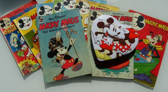 Micky Maus  November 1951 Nr. 3 Walt Disneys Hefte Comic Monatsheft + Blechdose
