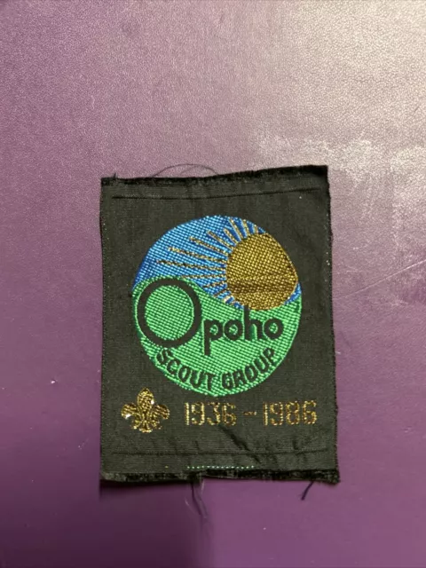 Opoho Scout Group 50th Anniversary NZ Scout Badge