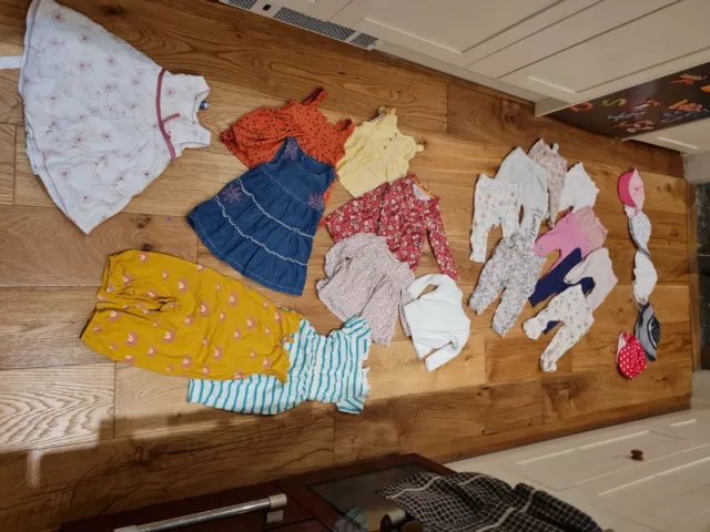 baby girls clothes 6-9 months bundle