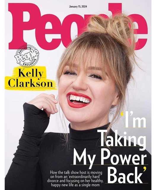 PEOPLE MAGAZINE Kelly Clarkson January 2025 Brand New 11.95