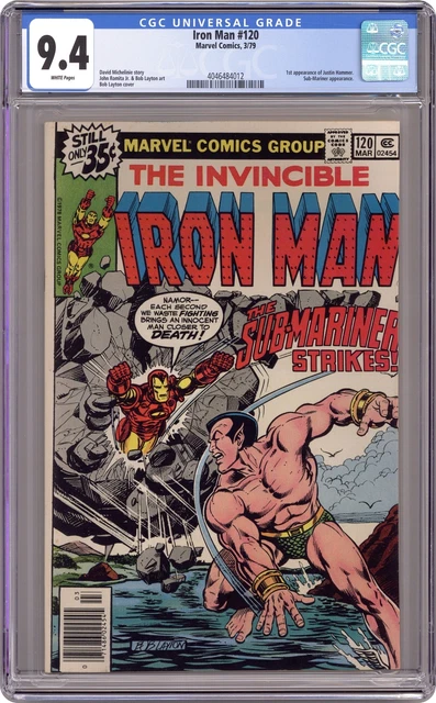 Iron Man #120 CGC 9.4 1979 4046484012 1st app. Justin Hammer