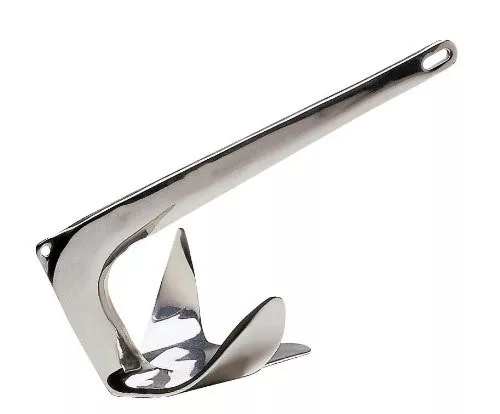 7.7 lbs 3.5 kg 316 Stainless Steel Bruce/Claw Style Marine Boat Anchor