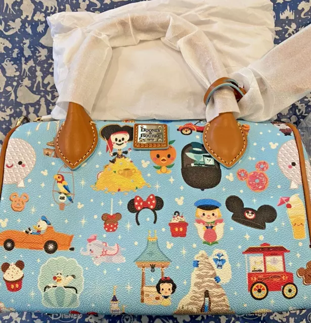 Disney Dooney & Bourke Jerrod Maruyama Walk In Park Passholder Barrel Satchel AP