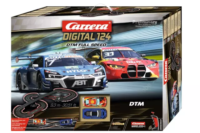 Carrera 23633 Digital 124 Set DTM Full Speed