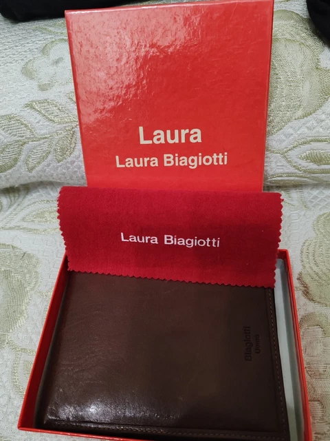 Cinturino Hip Hop PORTAFOGLIO UOMO VERA Pelle Marrone Laura