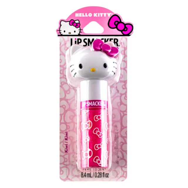 2 Pack Lip Smacker Hello Kitty Lippy Pal Shimmer Lip Gloss Balm, Kiwi