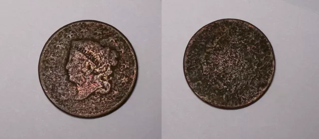 1834 Large Cent #573-6