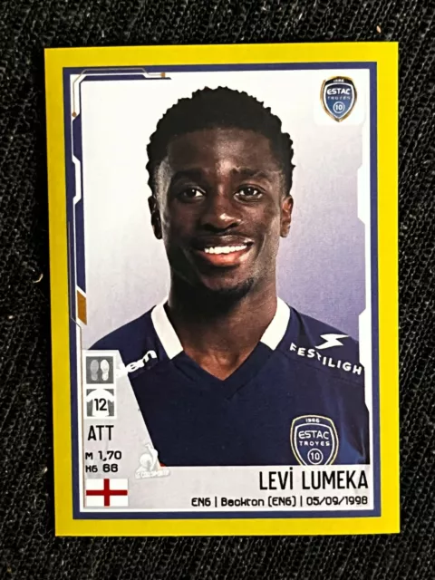 Sticker Panini Championnat Foot 2022 Levi Lumeka Strasbourg # 476 Mint New