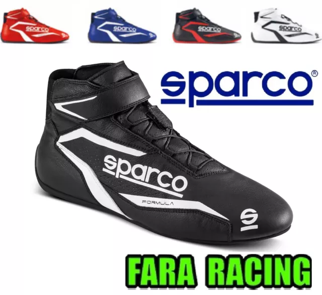 SPARCO 001296 Scarpa Racing "FORMULA" Omologata FIA 8856-2018 taglie 37-48