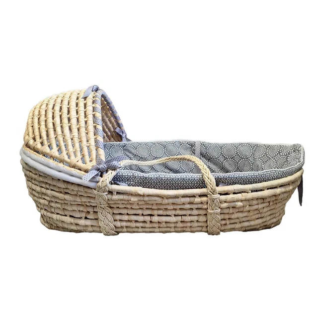 Badger Basket Tadpole moses woven newborn bassinet w/ bedding gender neutral Badger Basket Tadpole moses woven newborn bassinet w/ bedding gender neutral