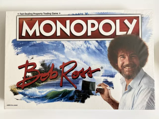MONOPOLY Bob Ross Board Game Brand New Sealed Box! Usaopoly