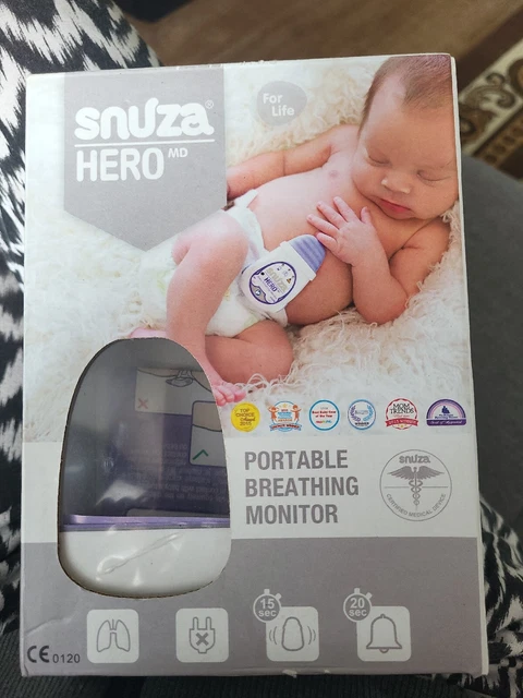 Monitor de respiración portátil para bebé Snuza Hero MD
