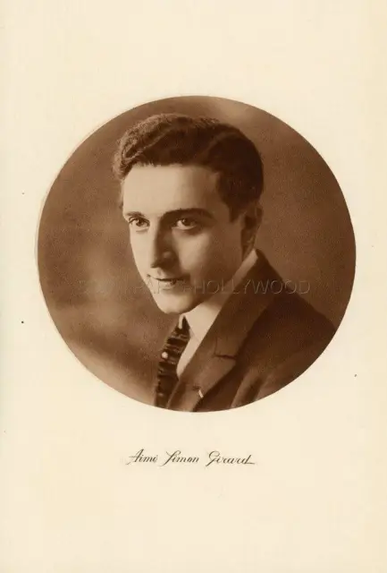 AIME SIMON-GIRARD 1920s VINTAGE PHOTO ORIGINAL SILENT ERA CINEMA MUET