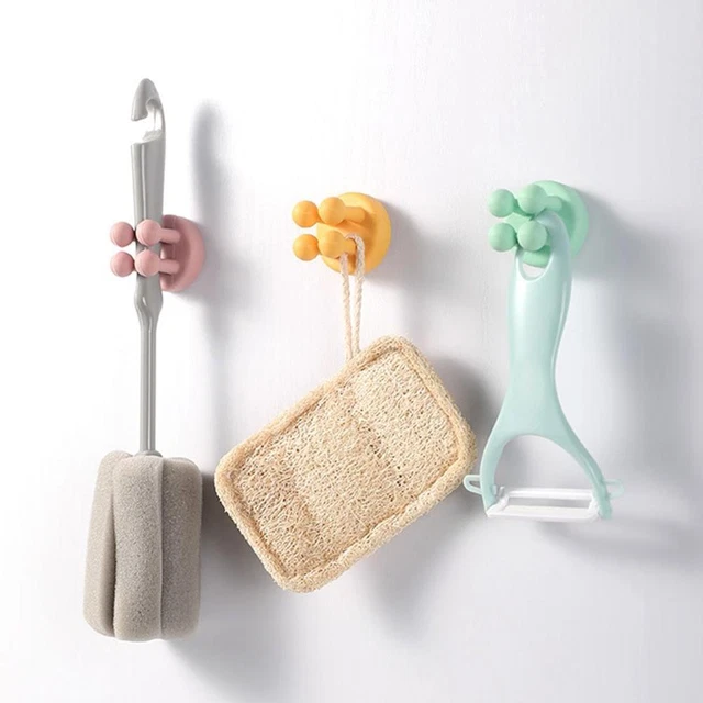 Hanging Utility Hooks Key Hook Towel Wall Hanger Plug Cable Holder
