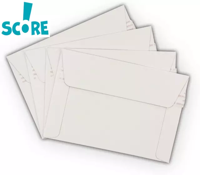 10 Ecoswift 6.5 X 4.5 Rigid Photo Mailers Stay Flats White Cardboard Self Seal