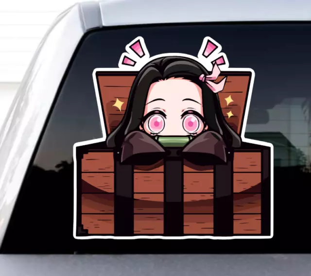 Anime Demon Slayer Baby Sis Nezuko Kamado - Vinyl Decal Truck Car Sticker Laptop