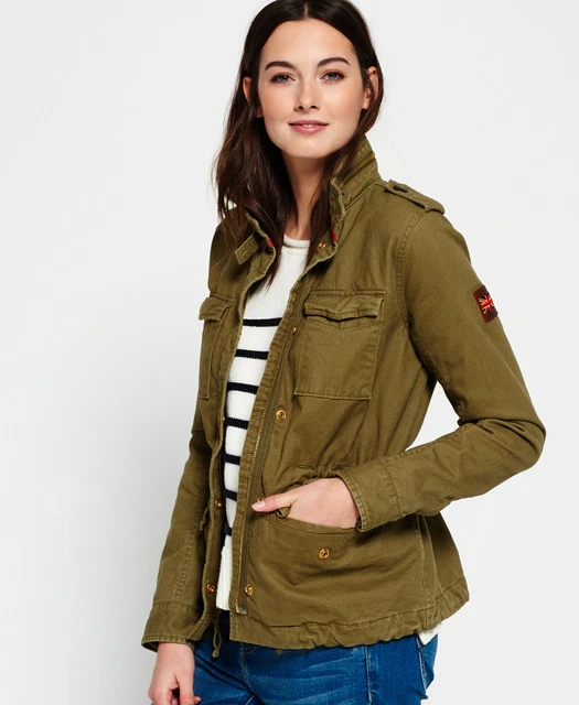 NEW WOMENS SUPERDRY Rookie 4 Pkt Field J Swamp 23.99 PicClick UK