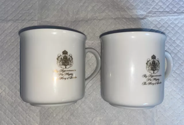 Gevalia Kaffee Coffee Cups -By Appointment To His Majesty The King Of Sweden