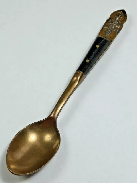 Brass Buddha Vintage Collectors Spoon 4.5" Hong Kong